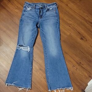 American Eagle Outfitters Blue Flare Jeans